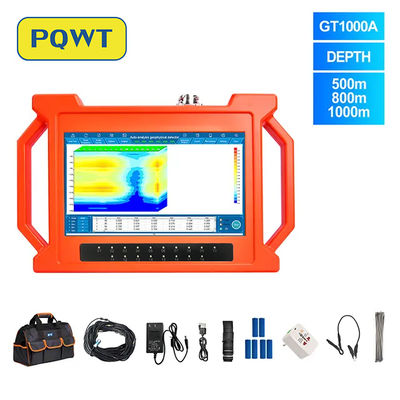 Thiết bị thăm dò địa chất PQWT GT1000A Máy dò nước tầm xa 18 kênh