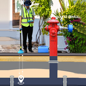Thiết bị phát hiện rò rỉ khí thông minh âm thanh 9m Thiết bị phát hiện rò rỉ nước điện tử