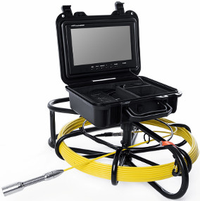 Hệ thống kiểm tra đường ống video nội soi công nghiệp 20M 9 inch Kiểm tra camera đường ống thoát nước