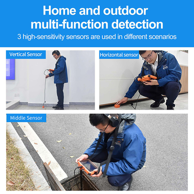 Pqwt-L5000 Multi Sensors 5m Depth Water Pipe Leak Detector cho trong nhà ngoài trời