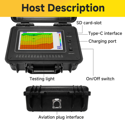 TYM D Series 500m Well Water Detector Underground Finder 16 kênh Thiết bị khảo sát địa vật lý