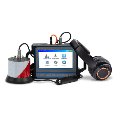 Thiết bị dò âm thanh rò rỉ nước bằng sóng siêu âm 2M PQWT CL200 4000mAh