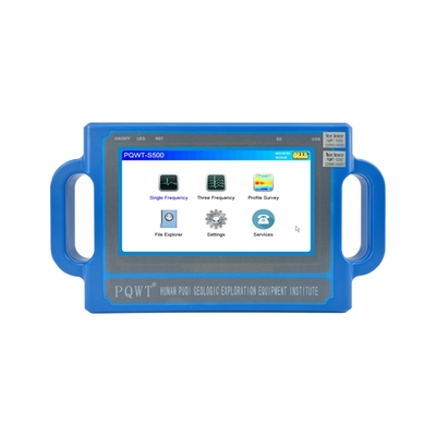 PQWT S500 máy dò nước 500m Độ sâu 7 inch màn hình cảm ứng