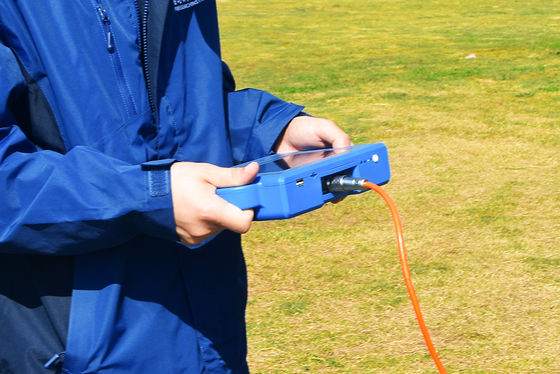 Máy dò nước PQWT S150 với 8 kênh và tần số 0-1000mV để phát hiện điện từ nước ngầm