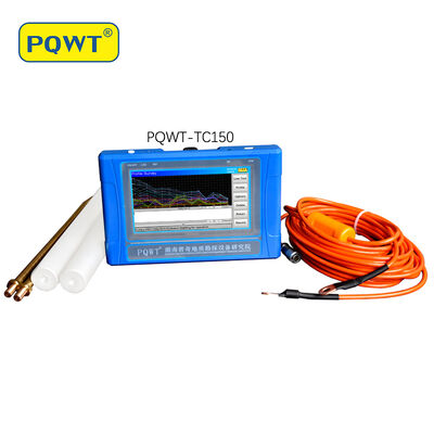 PQWT-TC150 Máy phát hiện nước lỗ khoan đo điện trở 150m Máy phát hiện nước máy dò dưới lòng đất