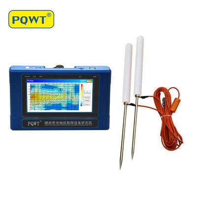 Máy dò nước giếng PQWT TC500 Công cụ khảo sát địa vật lý Máy dò nước sâu dưới lòng đất 500m