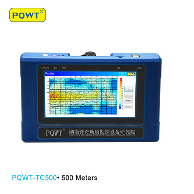 PQWT-TC500 Auto Mapping Terrameter Máy phát hiện kim loại công nghiệp cho 500m nước ngầm