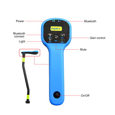 Phát hiện rò rỉ đường ống ngầm 3 trong 1 PQ BT Đa chức năng Phát hiện rò rỉ khí và nước