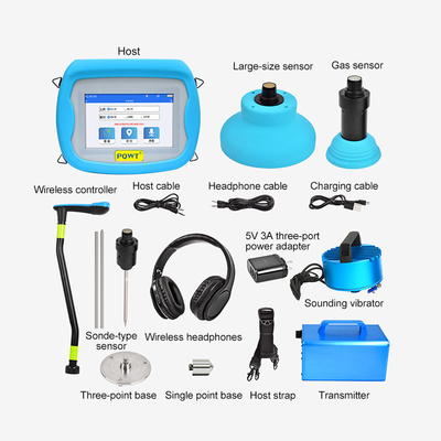 Bộ phát hiện rò rỉ nước ngầm trong ống Bộ cảm biến không dây 10m Bluetooth
