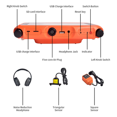 PQWT L Thiết bị phát hiện rò rỉ nước dưới lòng đất Thiết bị phát hiện rò rỉ thông minh dưới lòng đất 50cm