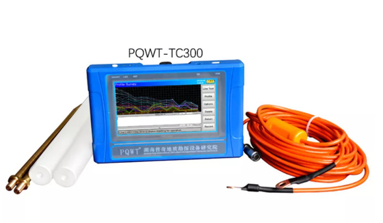 Máy dò nước ngầm TC300 PQWT Lập bản đồ hoàn toàn tự động 300M