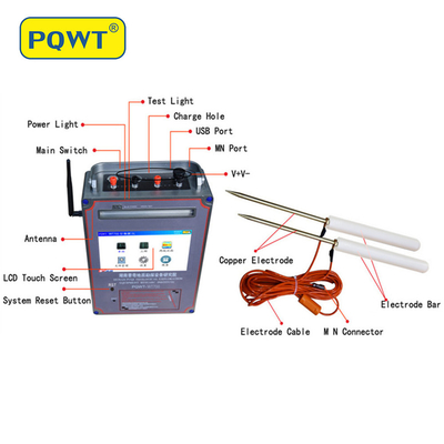 Thiết bị thăm dò địa chất PQWT WT700 Thiết bị phát hiện nước khoáng dưới lòng đất
