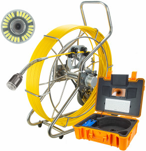 Camera kiểm tra cống thoát nước 1080P Hệ thống camera kiểm tra cống rãnh 7 inch Cáp 20m