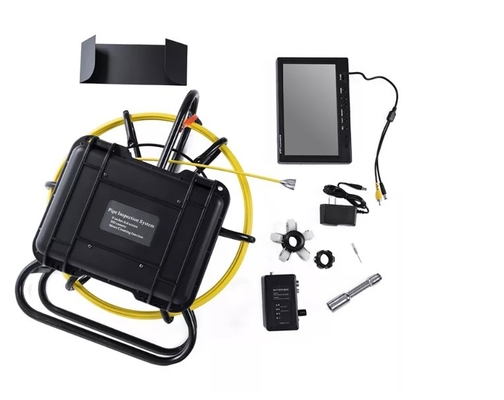 Hệ thống kiểm tra đường ống video nội soi công nghiệp 20M 9 inch Kiểm tra camera đường ống thoát nước