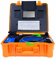 Máy ảnh kiểm tra ống 20Meter 7 inch Máy ảnh kiểm tra ống kính quay video công nghiệp