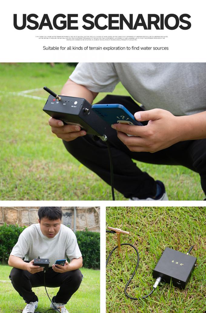 Máy phát hiện nước lỗ hổng tự động TYM P Series Máy phát hiện nước ngầm di động 5