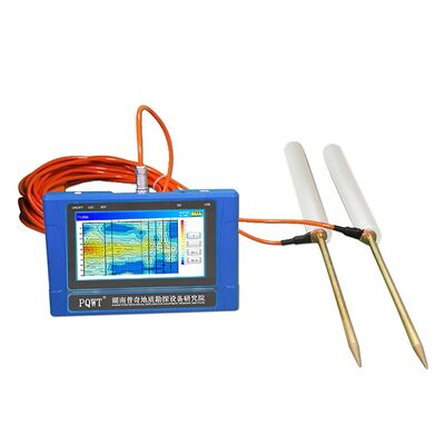 Máy dò nước ngầm PQWT TC300 với màn hình cảm ứng LCD độ sâu 300m và pin lithium sạc lại cho khảo sát địa vật lý