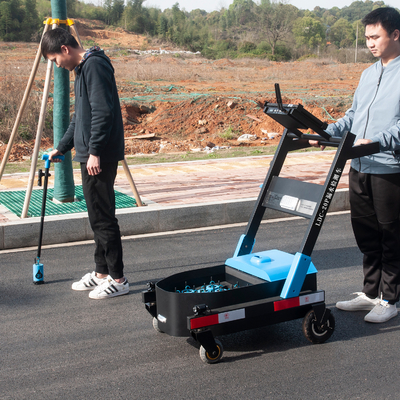 Máy dò rò rỉ đường ống nước siêu âm LDC PQWT Xe đẩy bên ngoài nhà Độ sâu 9m